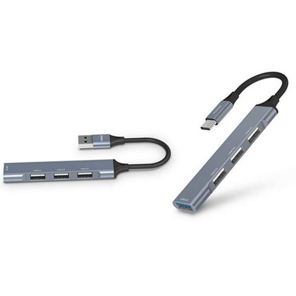 고속 usb 허브 슬림형 멀티 허브 노트북 휴대용 데이터 확장 - 상품 이미지