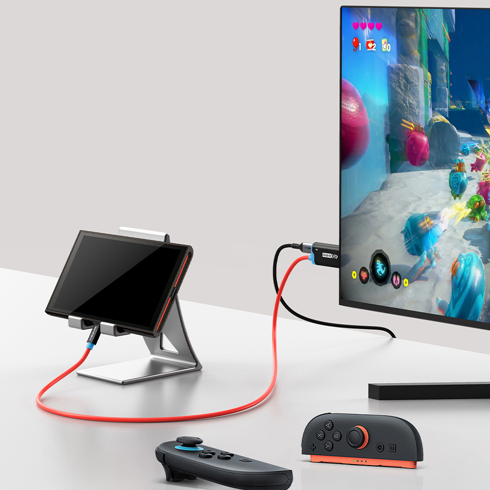 케이블타임 4K 144Hz C타입 HDMI PD 충전 미러링 케이블 블랙, 1개, 2m - 상세 이미지 3