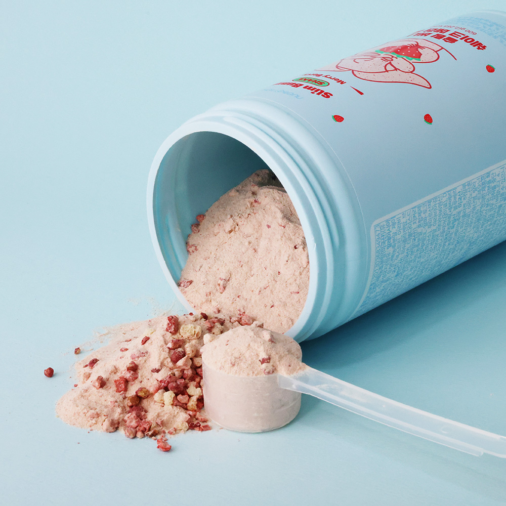 뉴베러 슬림 베어 버니 단백질 쉐이크 대용량 600g 맛있는 다이어트 식사대용 프로틴 이미지 6