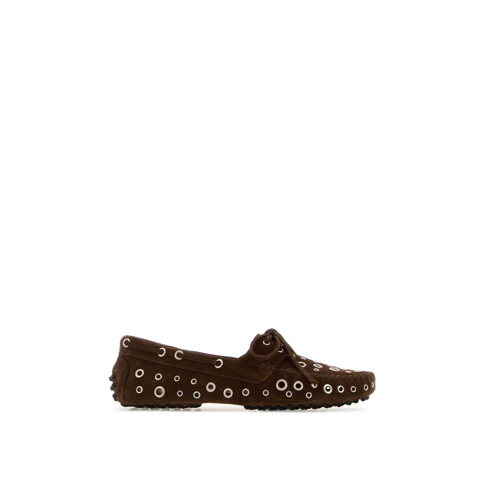 기마구아스 여성 로퍼 FW25 브라운 CARSHOESEYELETS - 상품 이미지