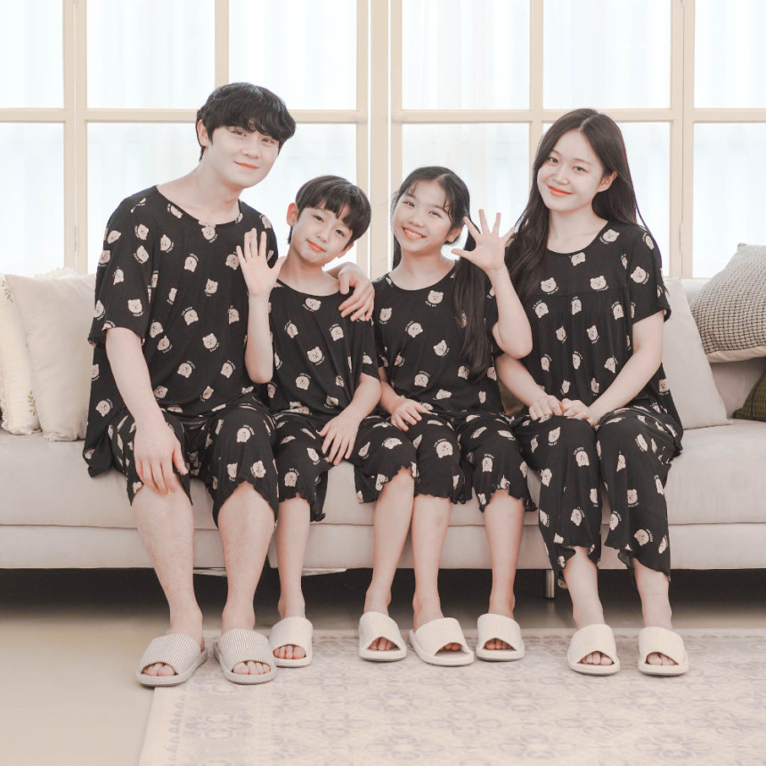 폭스클럽 여름잠옷 냉감 가족 여성 남성 빅사이즈 홈웨어 파자마 인견잠옷 사진 6