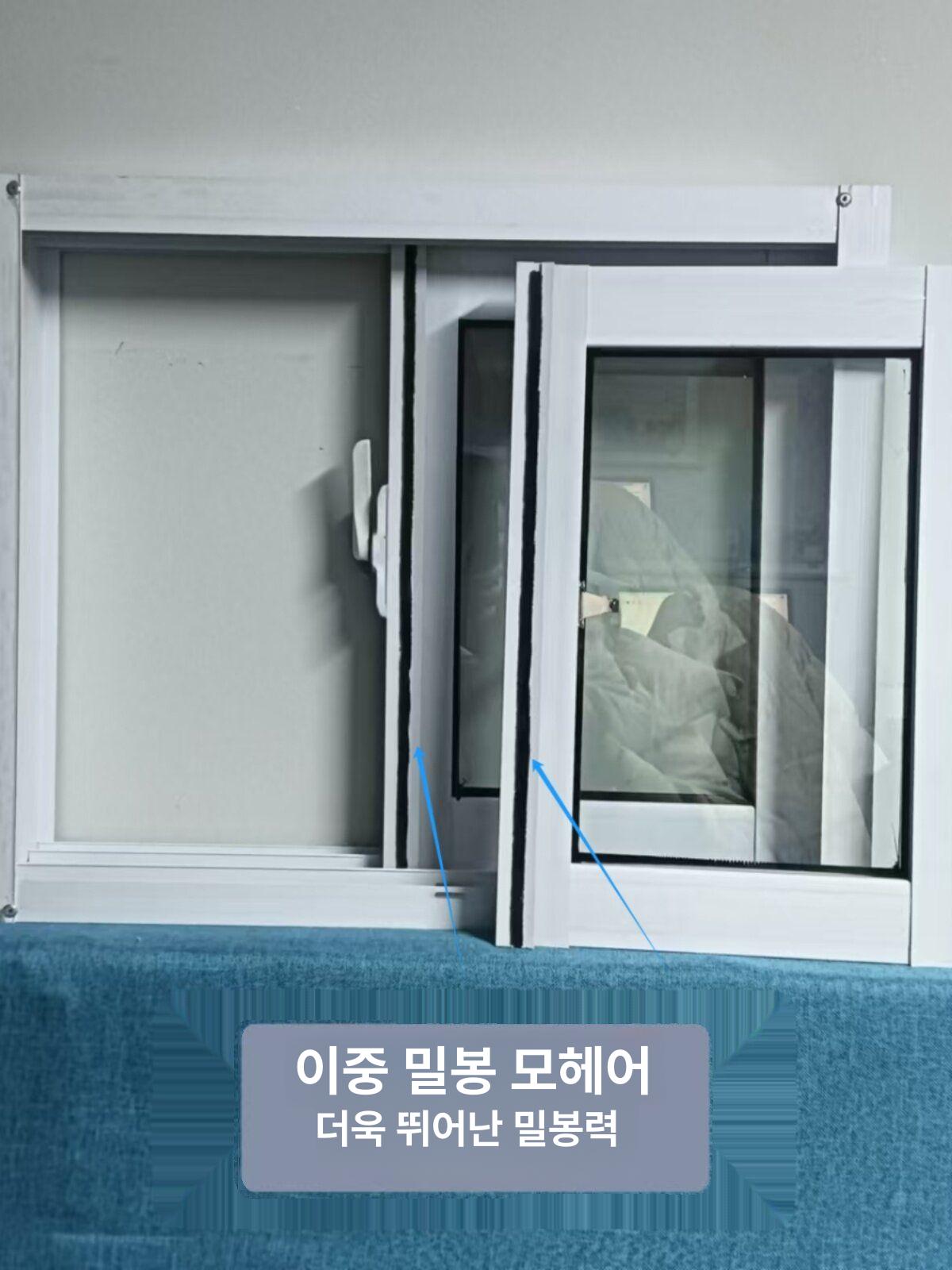 화장실 미닫이창 컨테이너 침실 환기 커넷 환기창 유리 프레임 지붕 투명 알루미늄 창문 - 상세 이미지 2