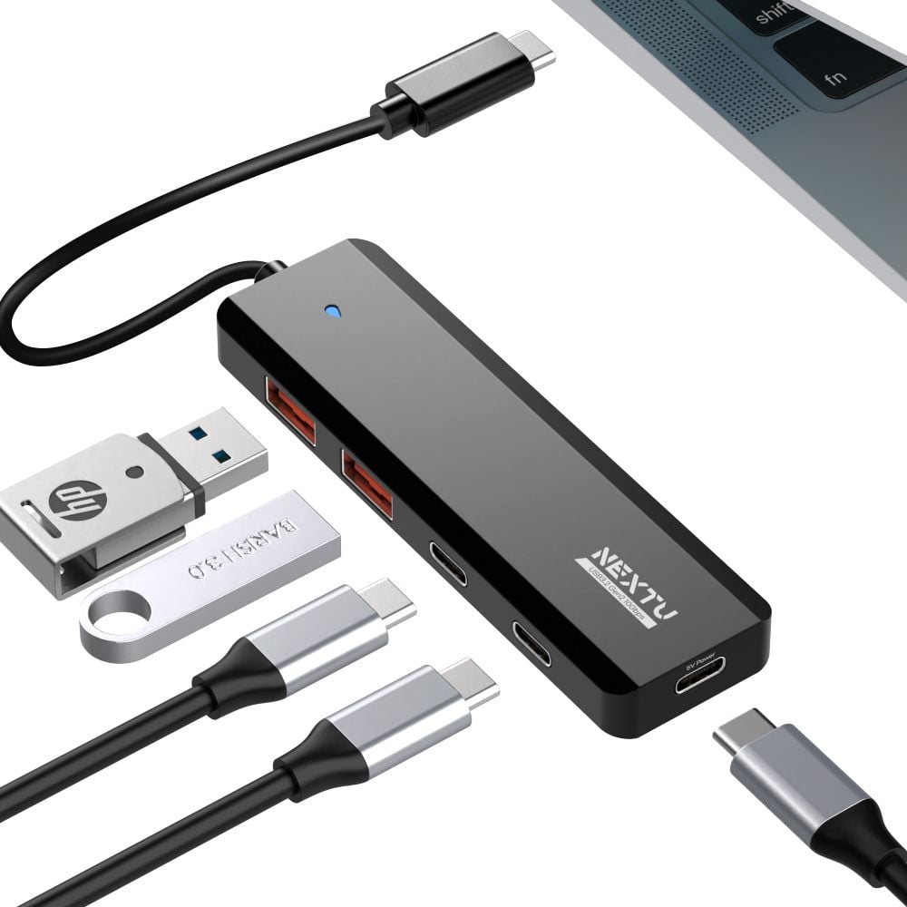 4in1 USB허브 10Gbps Gen2 노트북 메모리 휴대용 - 상품 이미지