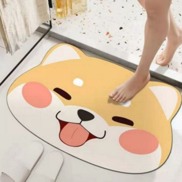 흡수성 규조토 발 매트 논슬립 욕실 규조토 매트 화장실 세탁기 - 상품 이미지