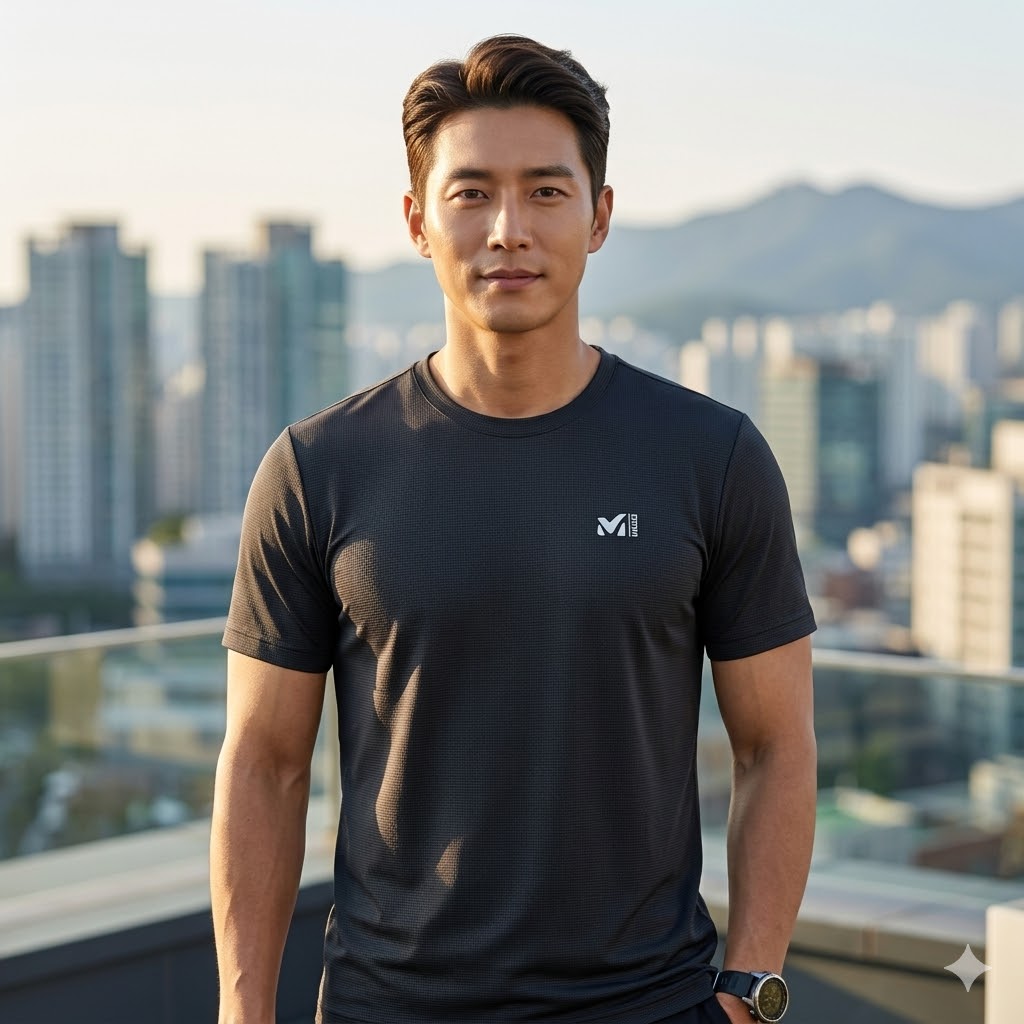 MILLET 밀레 여자 여름 아웃도어 냉감 스포츠 라운드넥 등산 반팔 티셔츠 - 상품 이미지