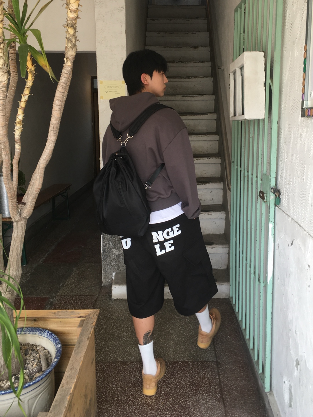남자7부바지 버뮤다팬츠 면반바지 - 상세 이미지 2