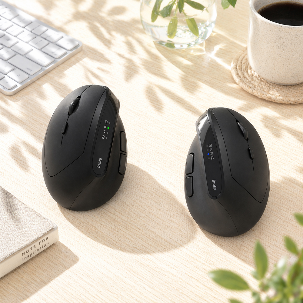 아이노트 VM560RB 인체공학 버티컬 마우스 왼손용 오른손용 제품 이미지