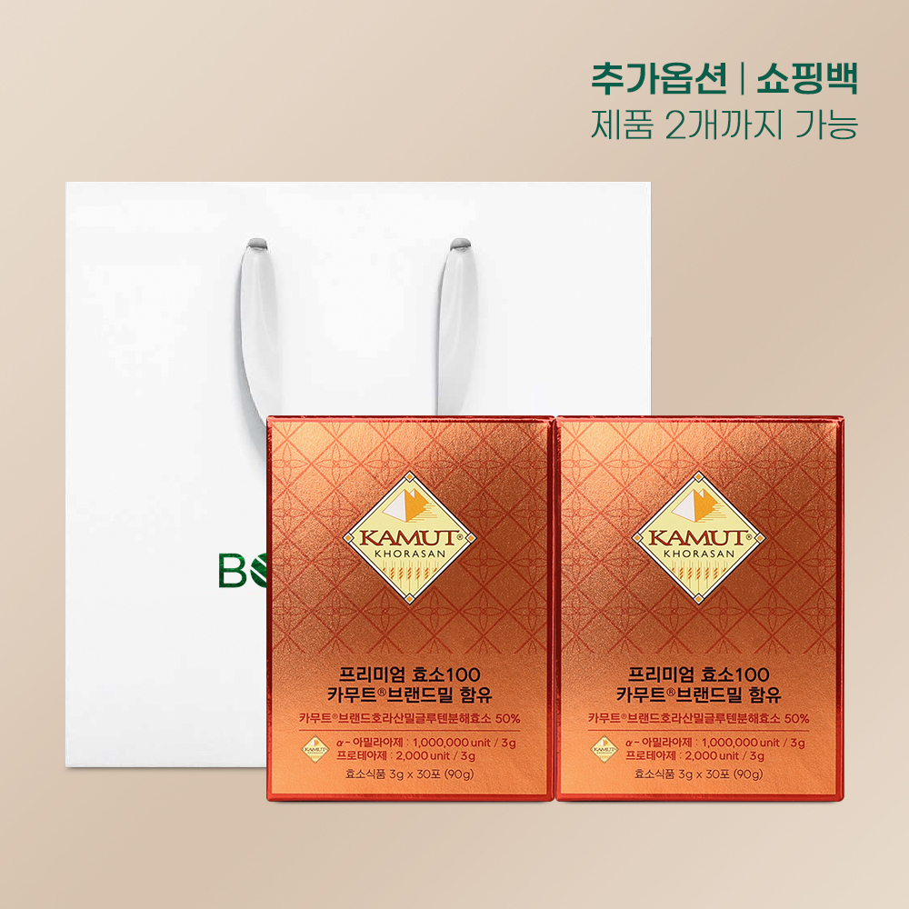 프리미엄 카무트 효소 100만 역가 (1개월분) 골드 카뮤트효소 효능 30포, 2개 이미지 4