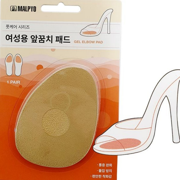 힐앞꿈치 여성 앞꿈치 패드 미끄럼 여성발 패드 실리콘 발바닥 쿠션 - 상품 이미지