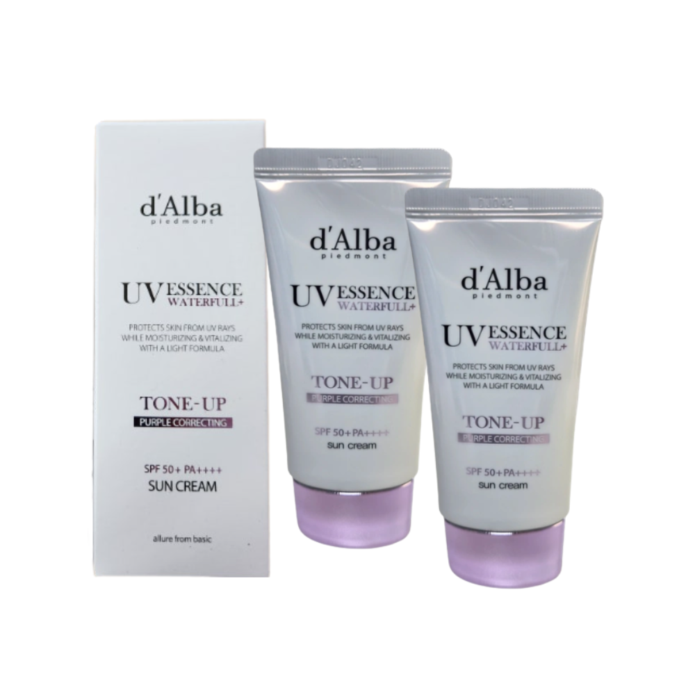 달바 워터풀 퍼플 톤업 선크림 50ml x2개 - 상품 이미지