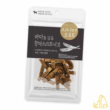 lucky 시니어소프트 바다를 담은 황태 소프트 너겟 80g 강아지이갈이스틱 애완견간식