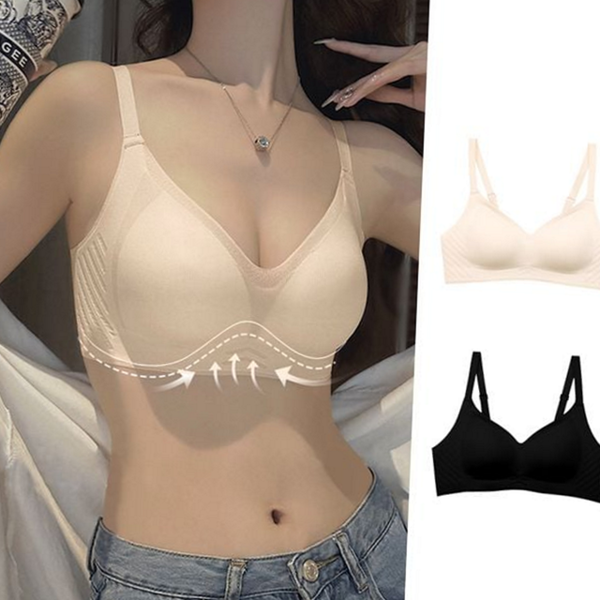 데일리 여성 노와이어 브라 스포츠브라 여성 심리스 브라 브래지어 저중심 - 상품 이미지