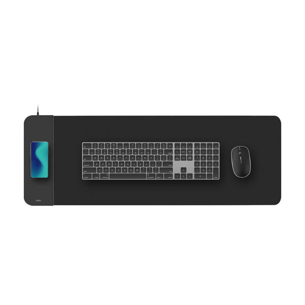 엑토 10W 고속 무선 충전 장패드 데스크매트 MP-49 - 상품 이미지