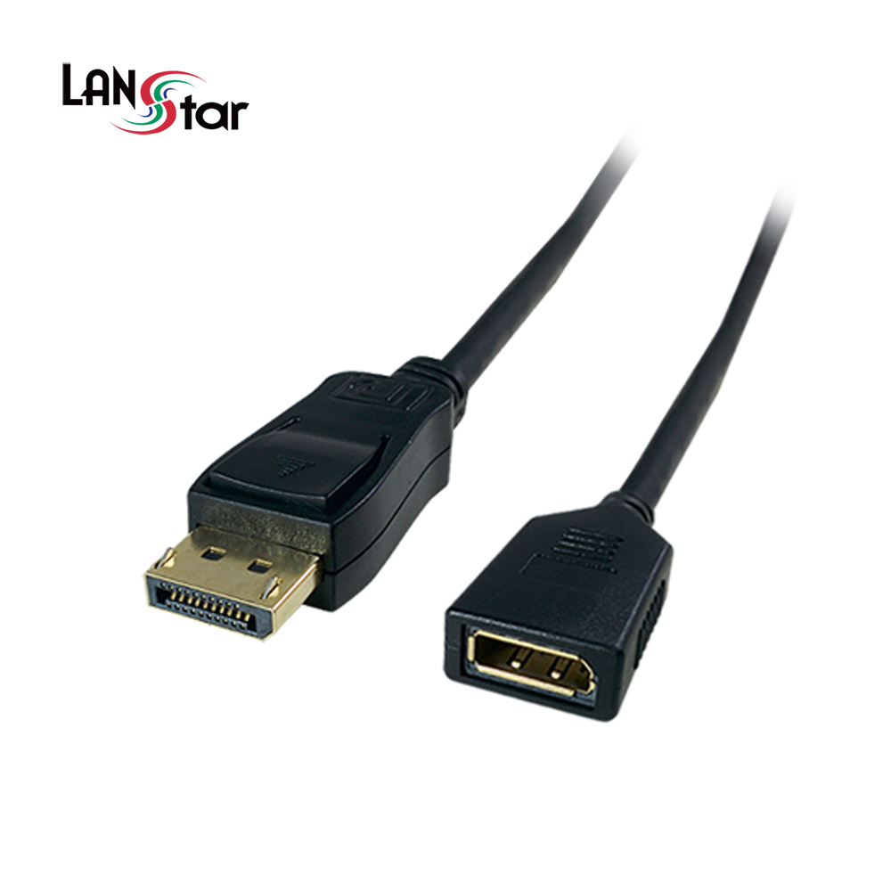 랜스타 LS-DP12MF-2M 디스플레이포트 DP1.2 연장케이블 2M 4K 60Hz지원 - 메인 이미지