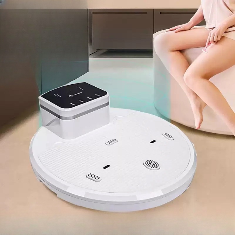 바디드라이어 에어 전신 샤워 후 강력 순간 건조 화이트 원형 디자인 스마트 LED - 상세 이미지 2
