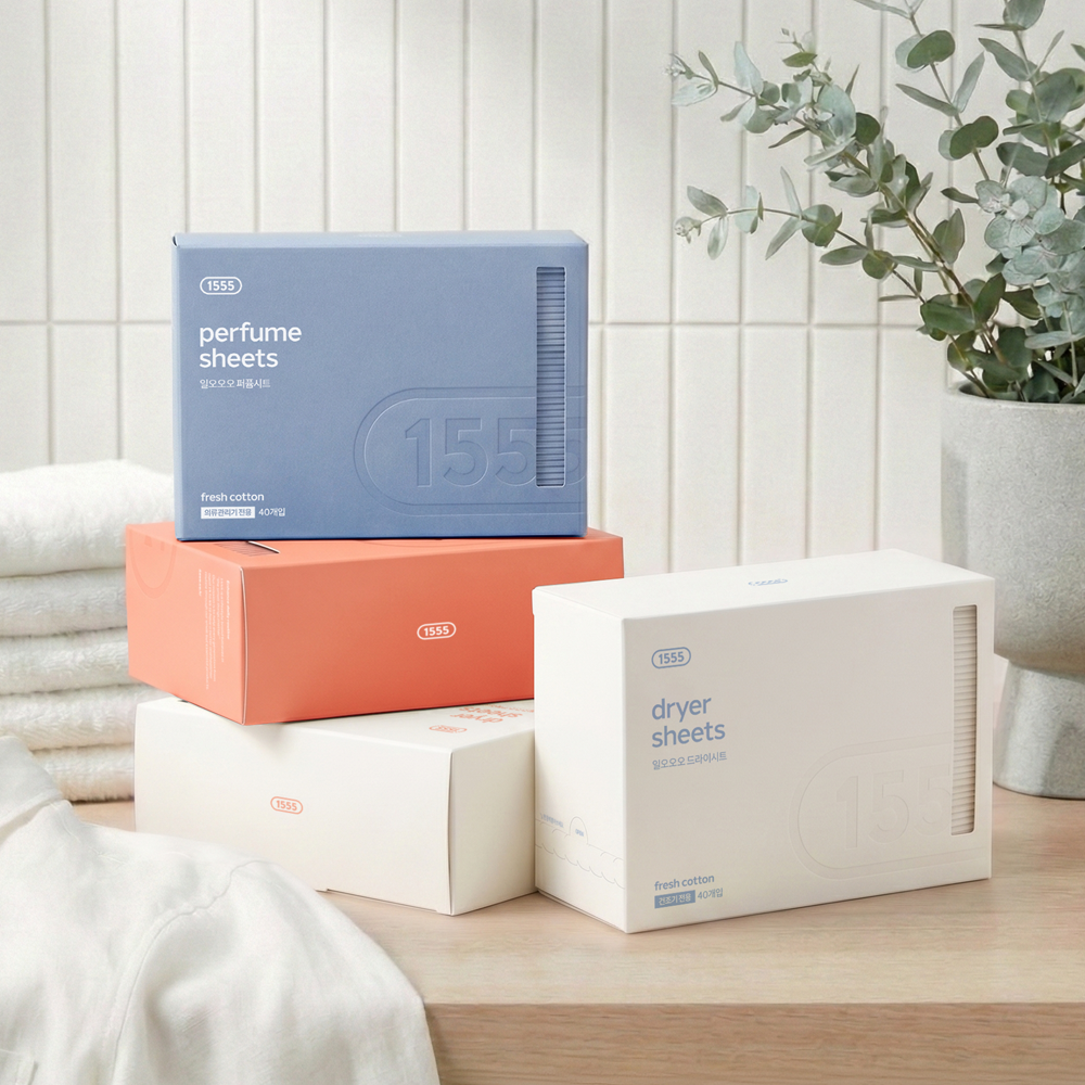 소프소프 드라이 퍼퓸시트 40매입 x 4 set - 건조기 의류관리기 향기 시트 - 메인 이미지