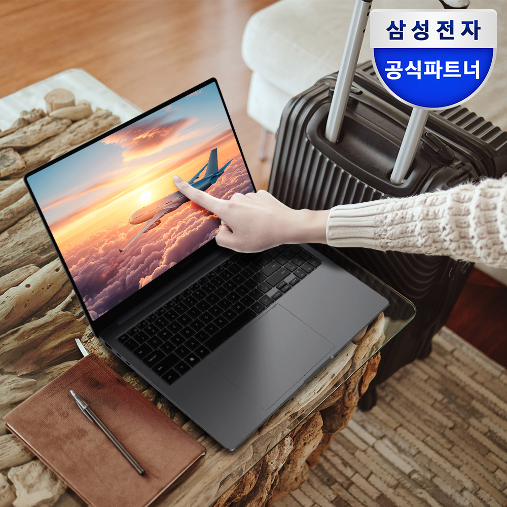 삼성전자 갤럭시북4 프로 NT960XGK-K71A 윈도우11 울트라7 게이밍 16 대학생 업무용 포토샵 영상편집 AI 노트북 - 메인 이미지