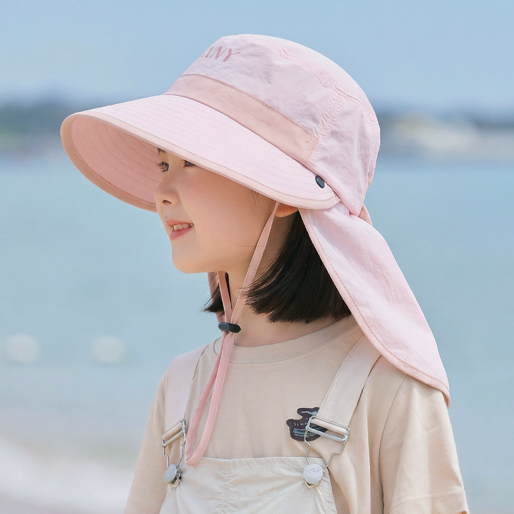 유아 플랩 캡 여아 모자 아동 어린이 워터파크 남아 초등 학생 수영 비치 아쿠아 썬 햇 이미지 6