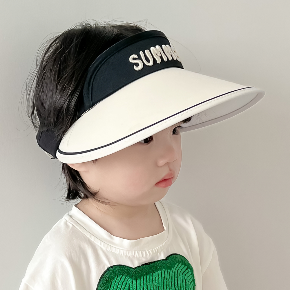 유아 모자 아동 썬 캡 어린이 여아 버킷 아이 바이저 남아 초등 학생 여름 햇빛 가리개 햇 - 상세 이미지 5