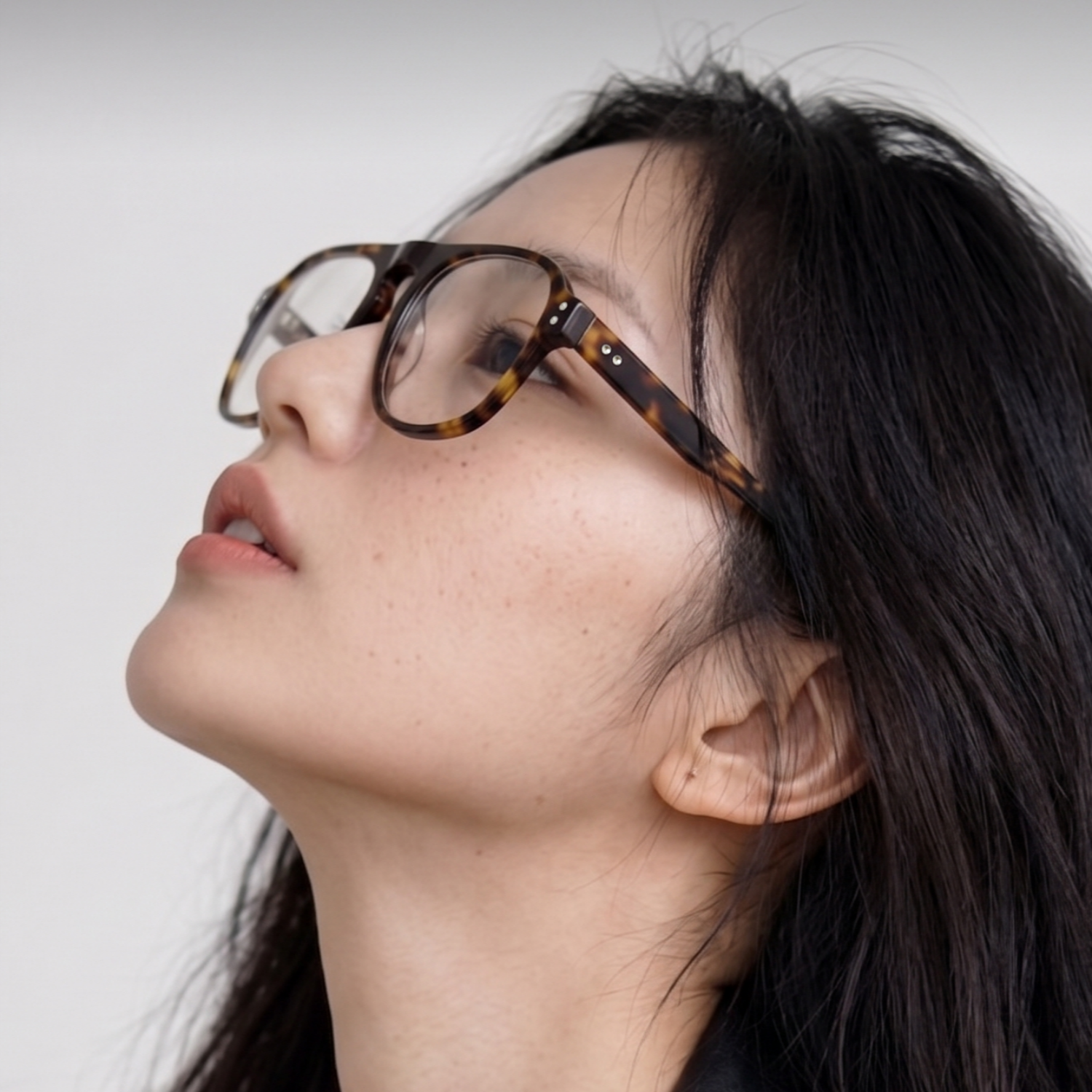연예인 보잉 투브릿지 검정 호피 두꺼운 뿔테안경 고급안경테 브루브릿지 - 상세 이미지 4
