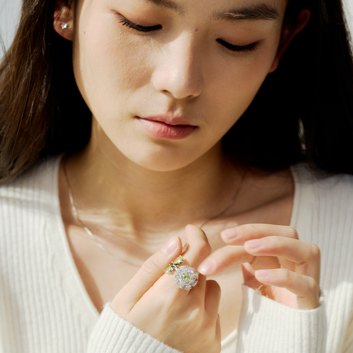 BRF-26SS1 블룸 스피닝 가든 반지 - 상세 이미지 2