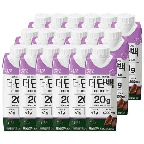 프로틴 드링크 초코맛, 250ml, 18개 - 상품 이미지