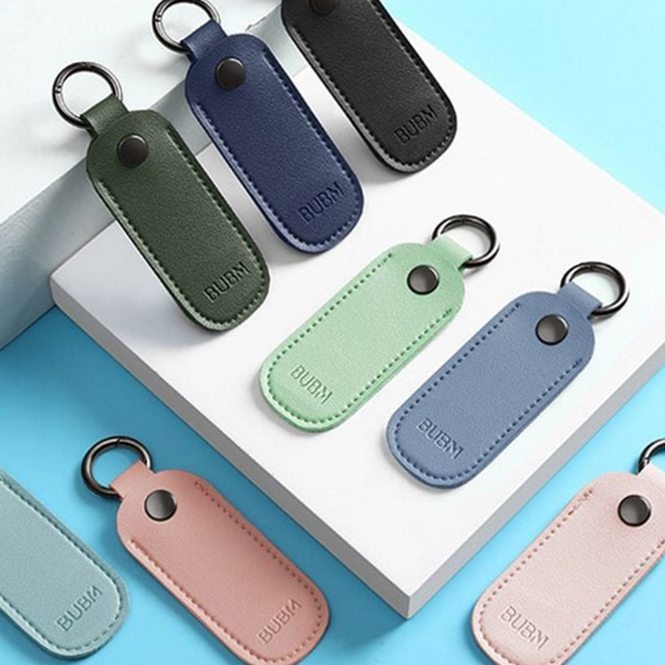 실용적 usb 수납 파우치 휴대용 가죽 usb 파우치 열쇠고리 다용도 - 상품 이미지
