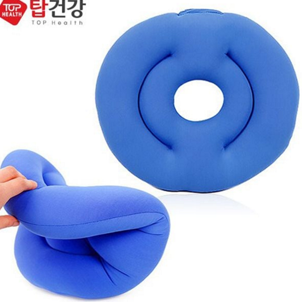 도톰한 원형 방석 휴대용 수술 방석 사무실 의자 좌석 쿠션 - 상품 이미지