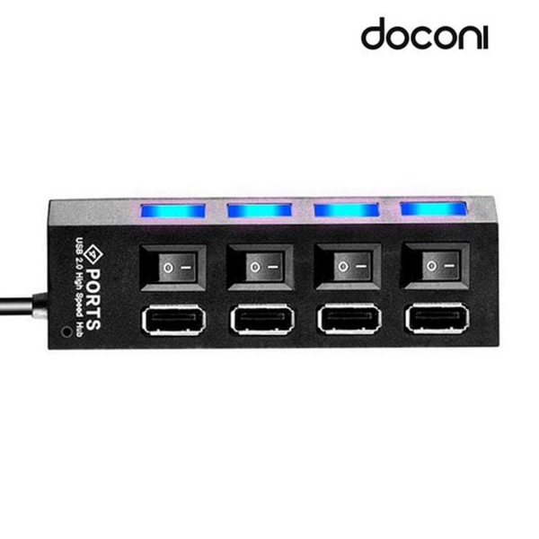 멀티포트 usb 허브 스위치형 4구 usb 허브 노트북 데이터 고속 - 상품 이미지