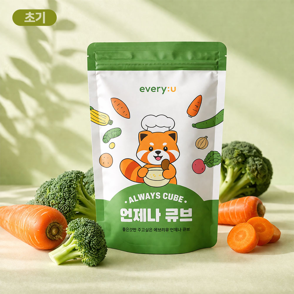 에브리유 초기 채소큐브 12종 세트 15gX6 브로콜리 다진 야채 죽 토핑 - 상품 이미지