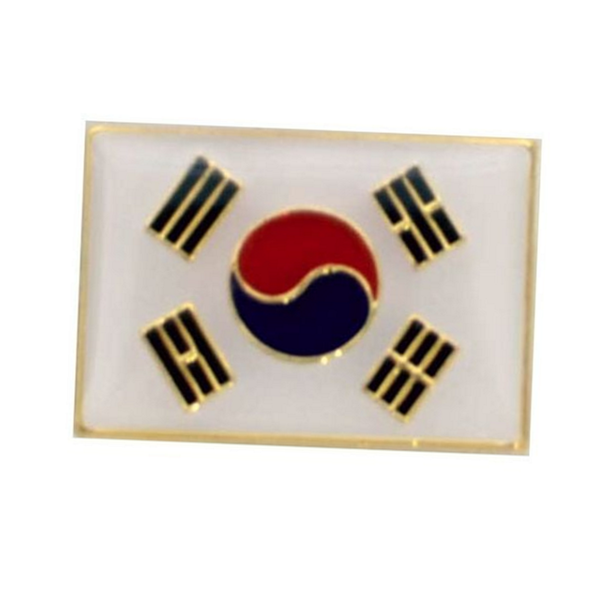 대한민국 태극기 뱃지 금속 국기 뱃지 애국 패션 의류 - 상품 이미지