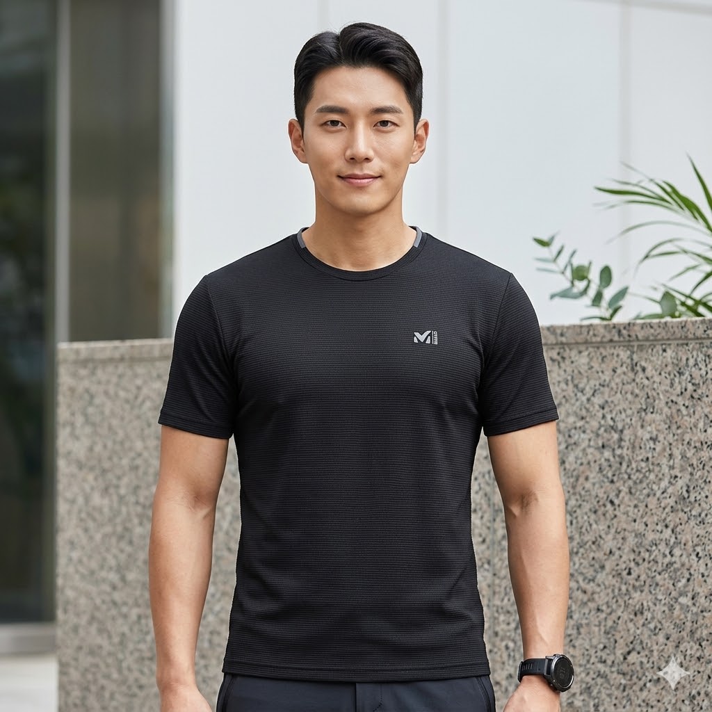 MILLET 밀레 여성 여름 아웃도어 냉감 스포츠 라운드넥 등산 반팔 티셔츠 - 상품 이미지