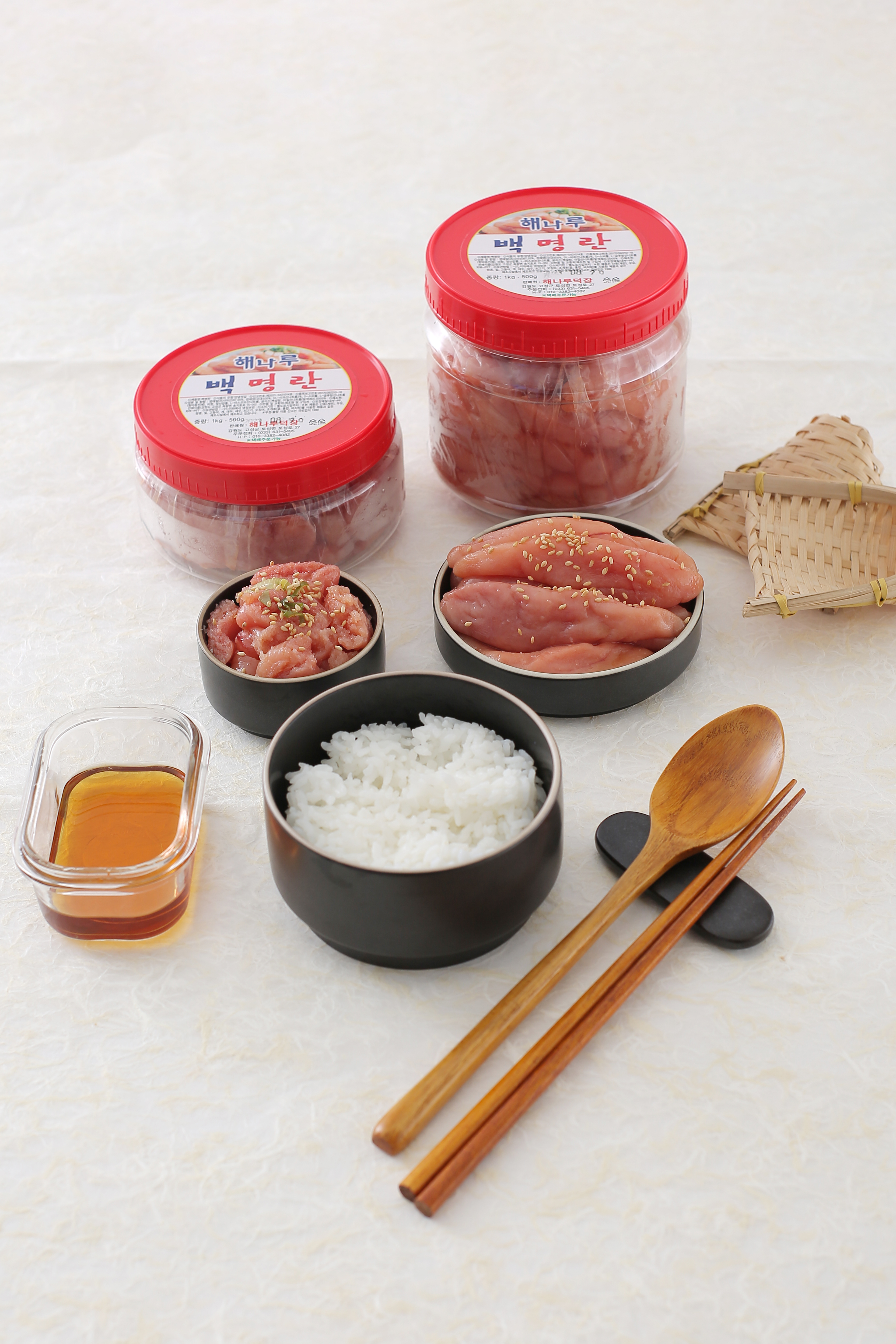 저염 백 명란젓 명란구이 백명란 파지 구이용 못난이 양념 선동 무색소 1kg 500g - 상세 이미지 5