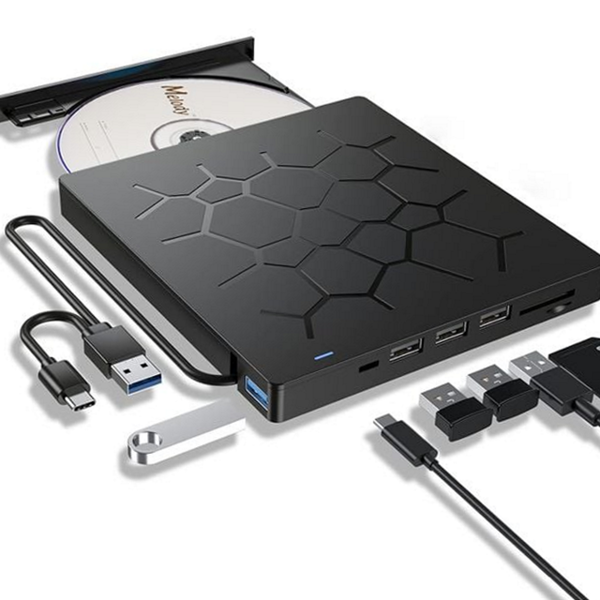 USB 외장 시디롬 C타입 외장 디비디롬 레코더 노트북 - 상품 이미지