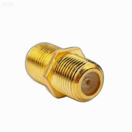 기전상사OEM 컴스 금도금 F 안테나 연장 젠더 비대칭형 TV선커플링 F커플러 벽면단자커넥터