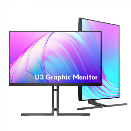 알파스캔 AOC U27U3XD 크리에이터 프로 4K UHD 딥 블랙 IPS 듀얼 모드 USB-C 멀티스탠드 무결점/ M