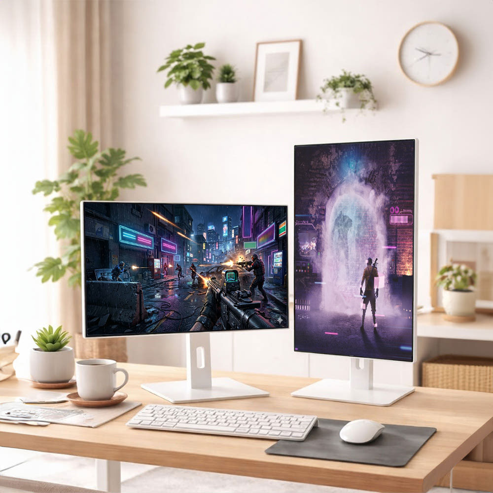 이노스 27QLS120M QHD IPS USB-C HDR 게이밍 멀티스탠드 제품 이미지