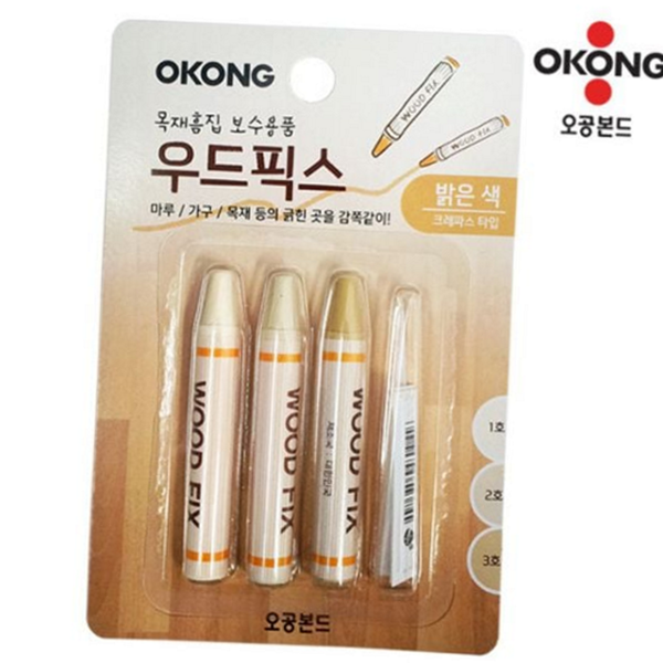 스크래치 목재 보수제 마루용 가구 보수제 메꿈제 흠집 수리 - 상품 이미지