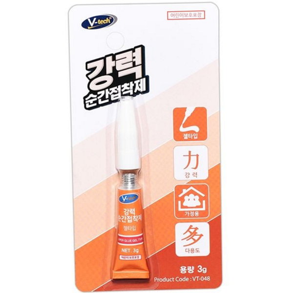 초강력 강력 순간 접착제 젤형 젤 타입 접착제 다목적 수리용 - 상품 이미지