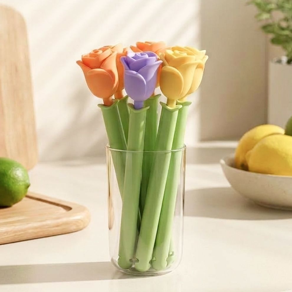 밀봉 집게 5P 과자 봉투 밀폐 클립 빵 시리얼 비닐 봉지 소분 보관 실링 도구 - 상품 이미지