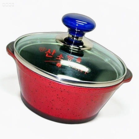 기전상사OEM 산소방울 참숯 세라믹 내열 양수냄비 18cm 신혼부부선물 1인용냄비