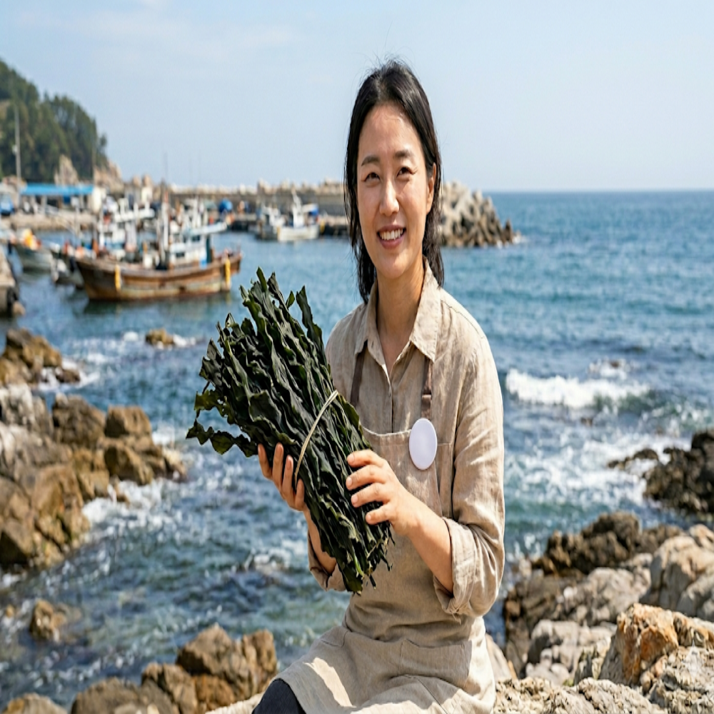 자연산 돌미역 산모미역 갯바위 해초 염장 선물세트 영덕특산물 250g