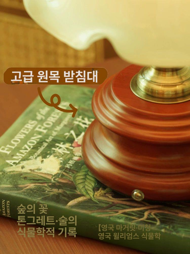 플라워 스탠드 조명 무드등 침실 테이블 북유럽 감성 빈티지 독서 탁상 인테리어 조명 - 상세 이미지 3