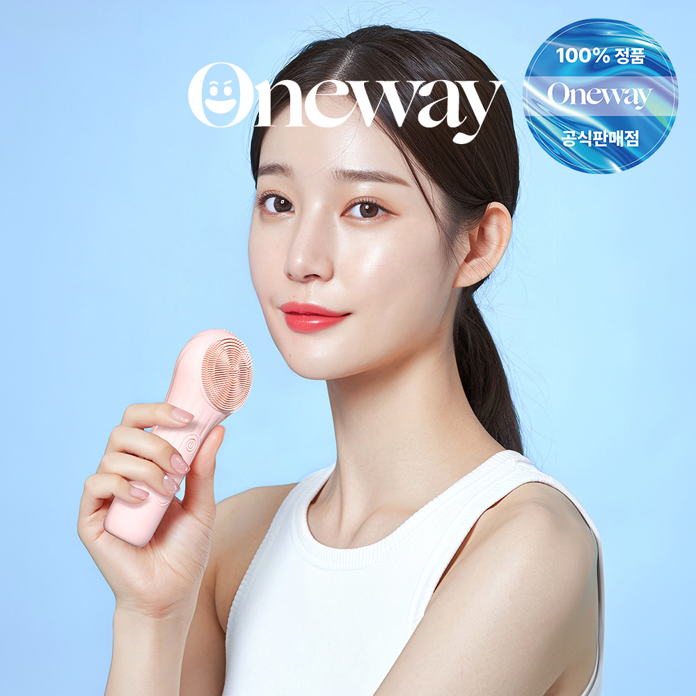 원웨이 스타터 진동클렌저 실리콘 브러쉬 전동 세안기 피지제거 모공 클렌져 V1 - 상품 이미지