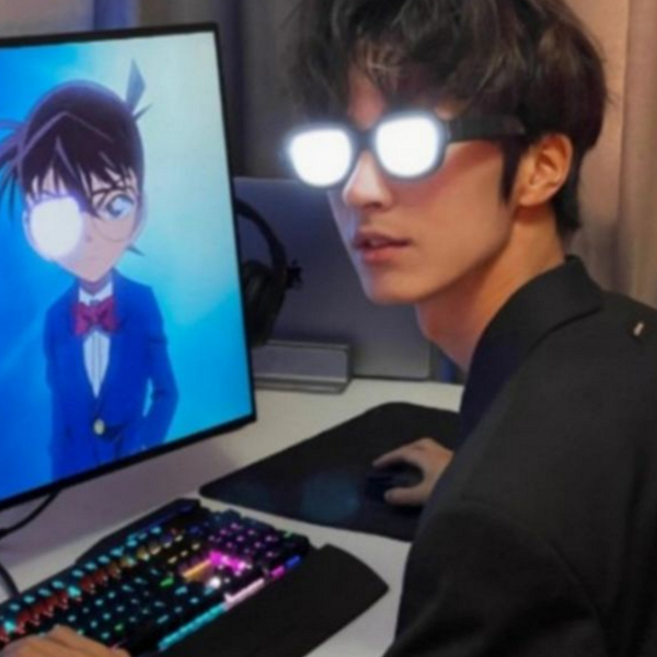 재미 발광 안경 미래형 안경 어린이 소품 - 상품 이미지