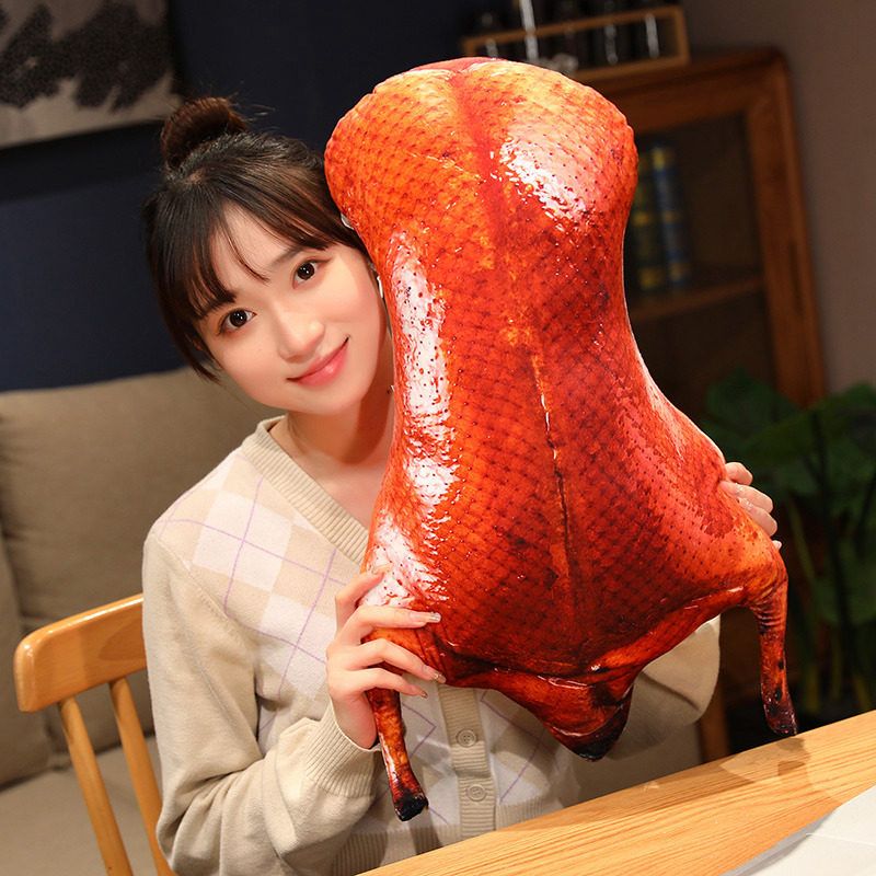 웃긴 음식 모양 쿠션 인형 바디필로우 스테이크 새우 치킨 닭다리 생선 이색 선물 인싸템 - 상세 이미지 4