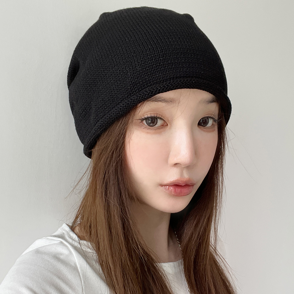 리본비니 셔링 두건 비니 루즈핏 봄 여름 비니 이미지 8