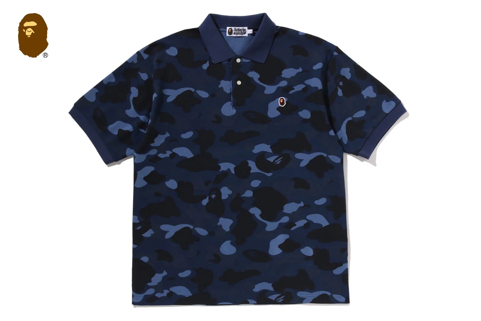 베이프 반팔티 COLOR CAMO ONE POINT RELAXED FIT POLO 1M30-112-004 - 상세 이미지 4