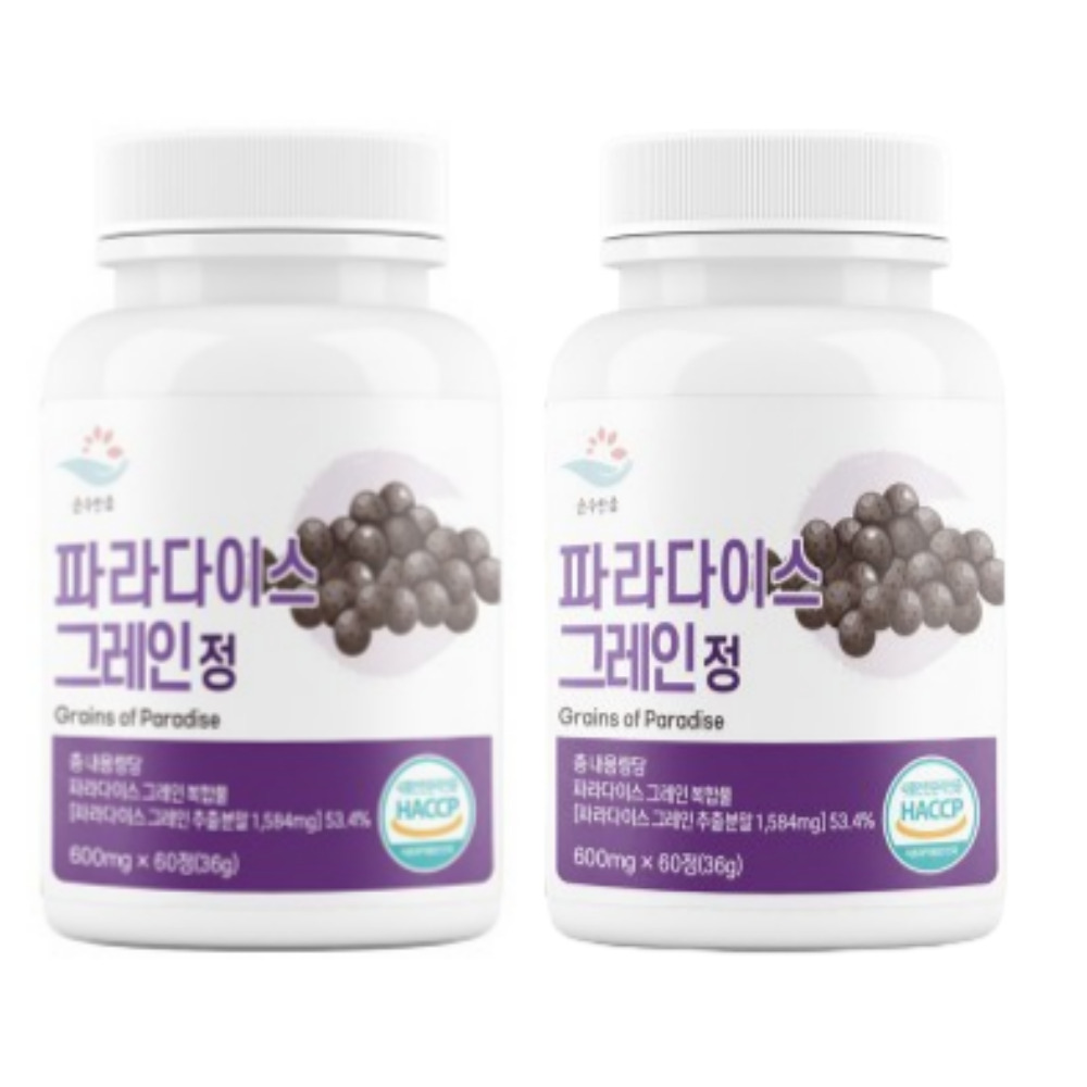 파라다이스그레인정 파라다이스크레인 그래인 플러스 후기 추출물 120정 - 상품 이미지