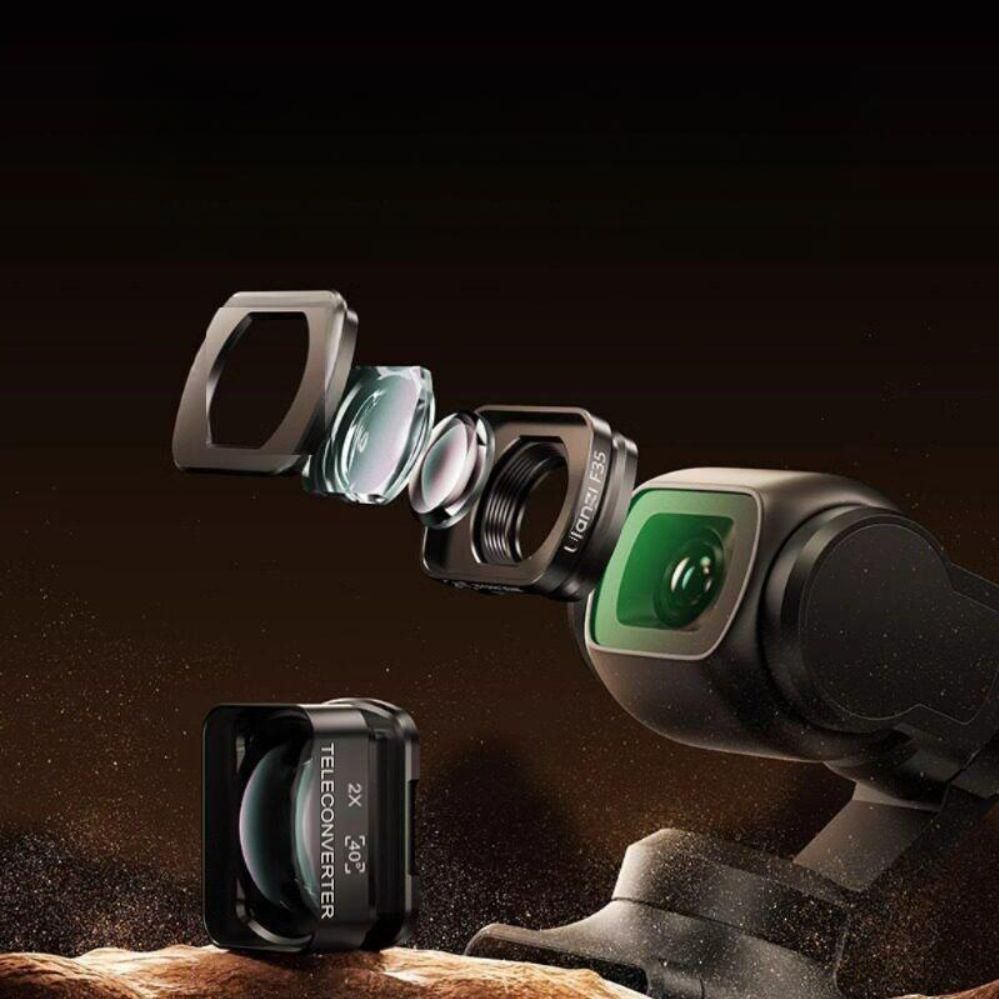 DJI 오즈모 포켓4 필터 자석 확장 확대경 렌즈 - 상품 이미지